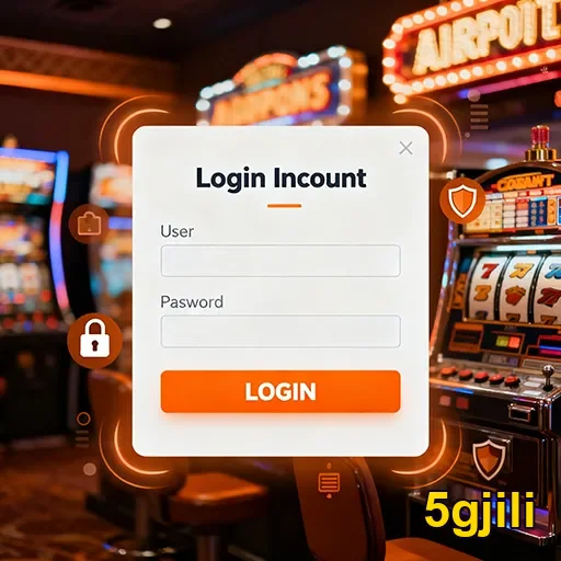 User accessing 5gjili account on mobile device